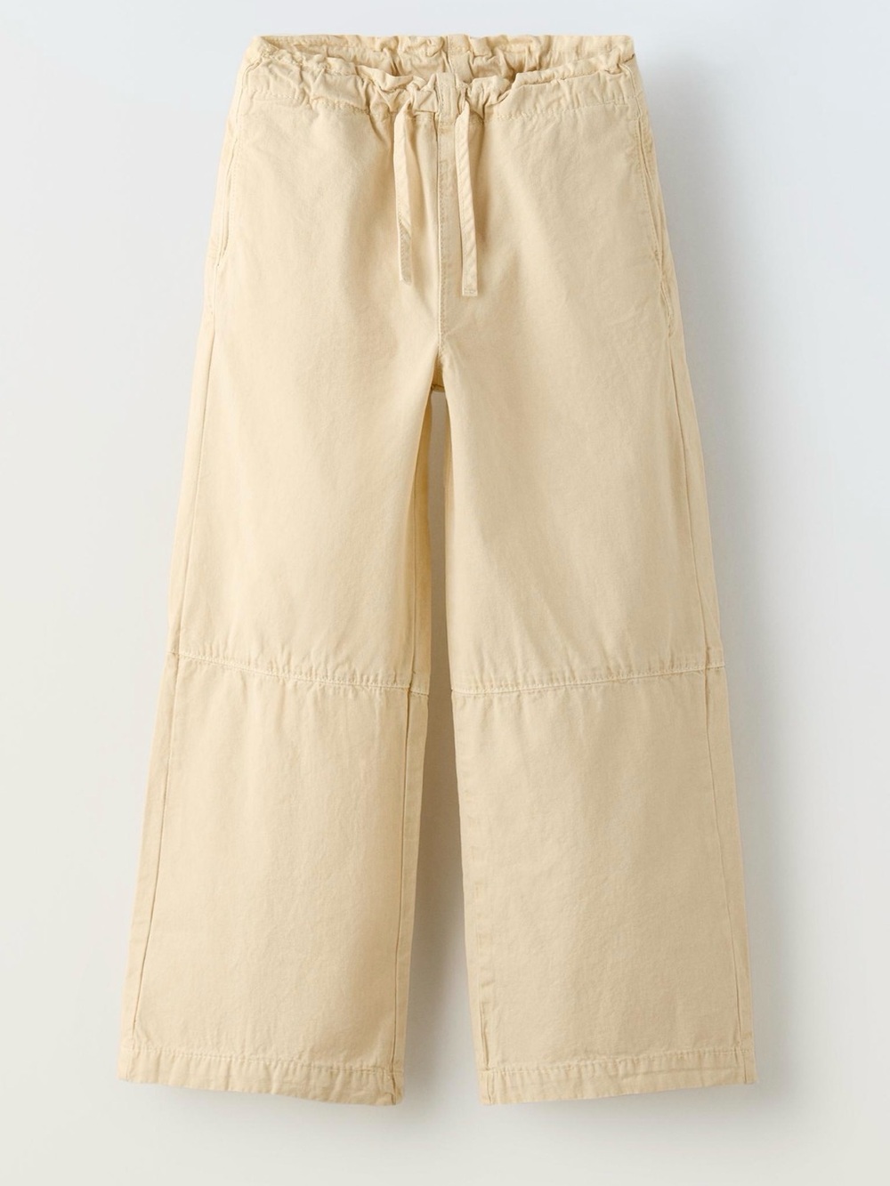 Zara Kids straight-Leg Pants - Cream size 7